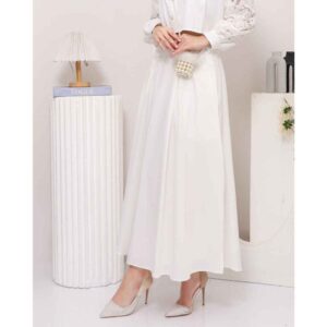 AE PIONA - High Waist pleated Maxi Skirt