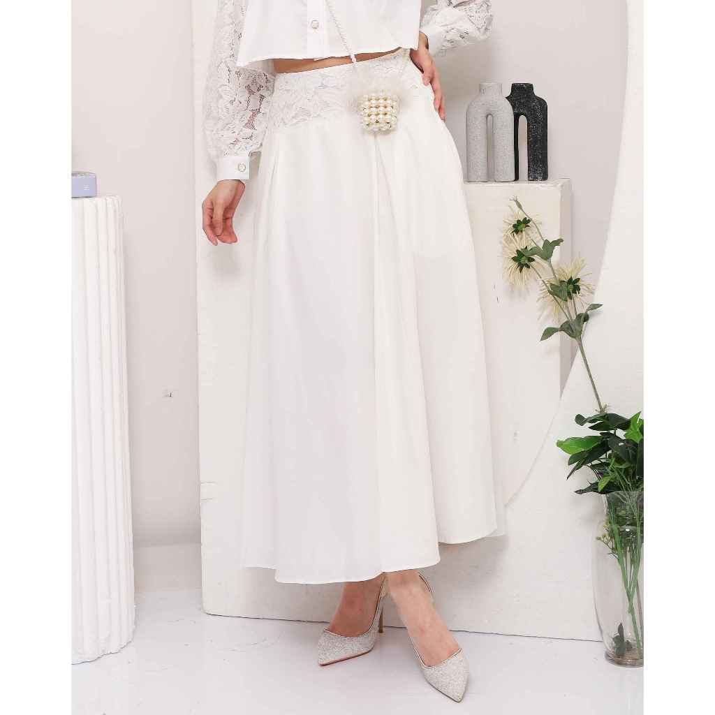 AE PIONA - High Waist pleated Maxi Skirt - Image 8